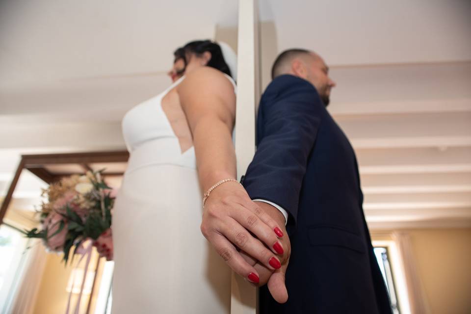 First touch de los novios