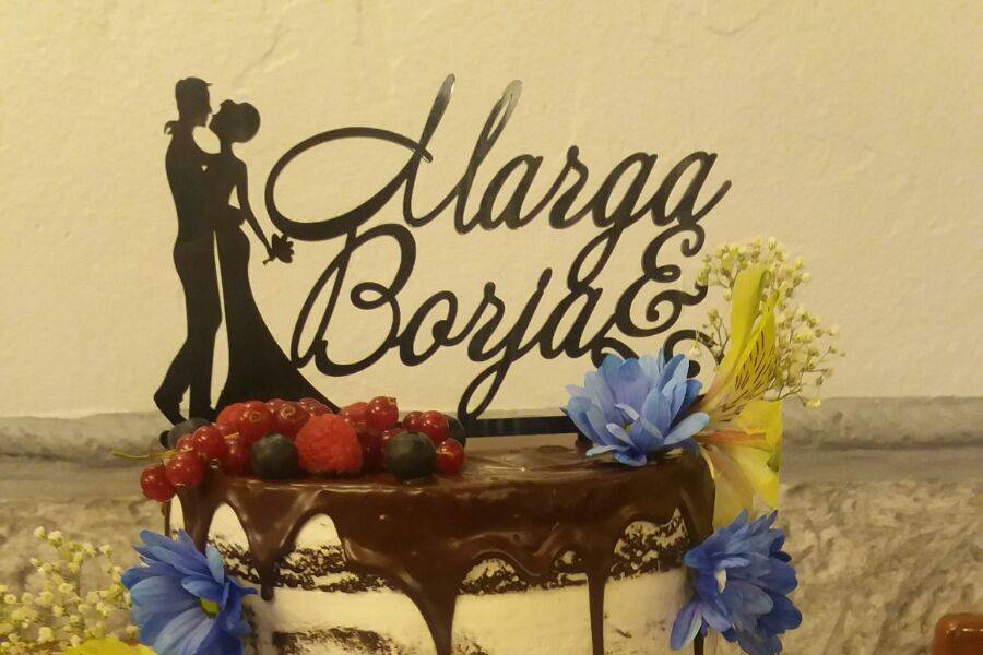 Naked cake Marga y Borja