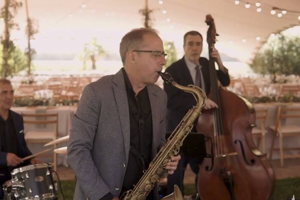 Trío de Jazz en una boda