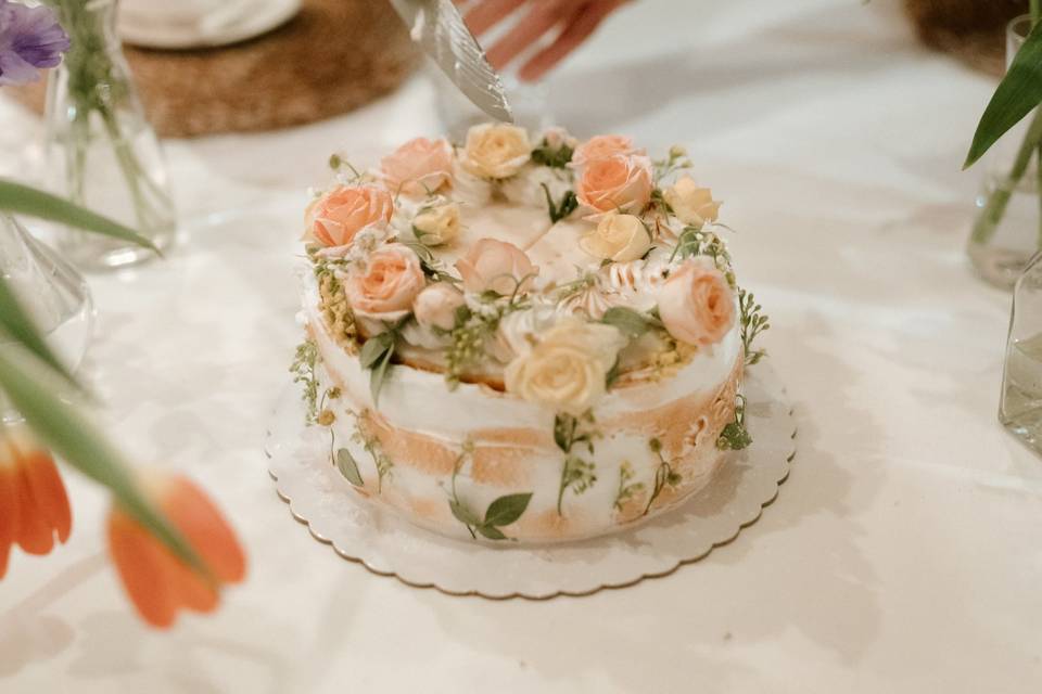 La tarta de boda