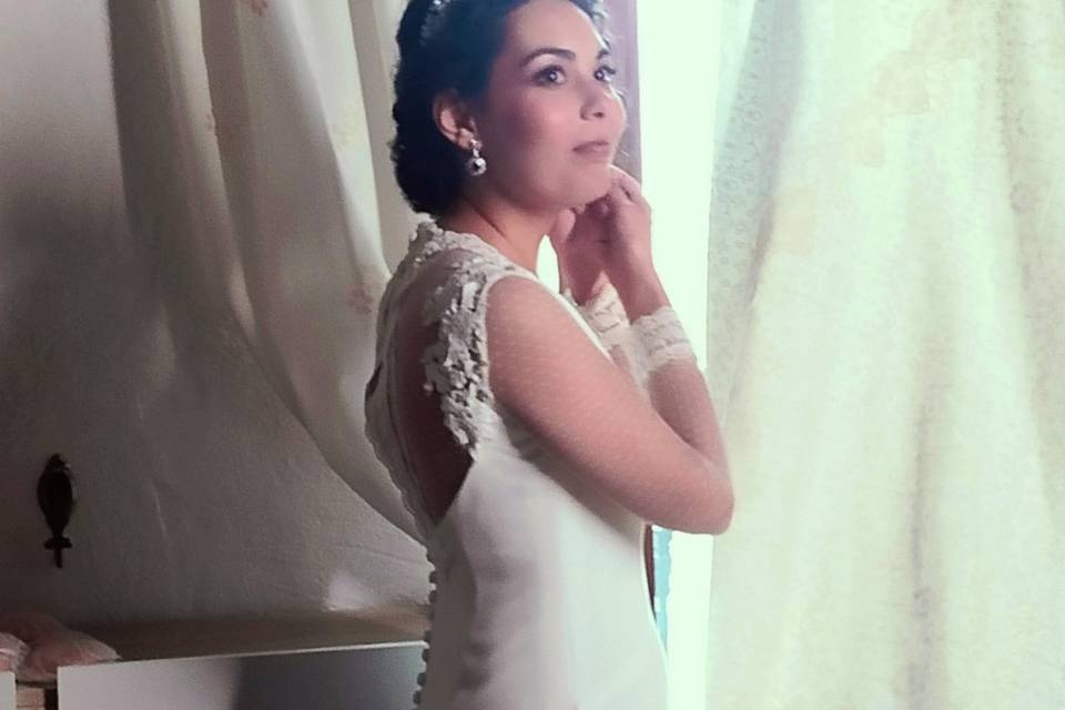 Novia sofisticada