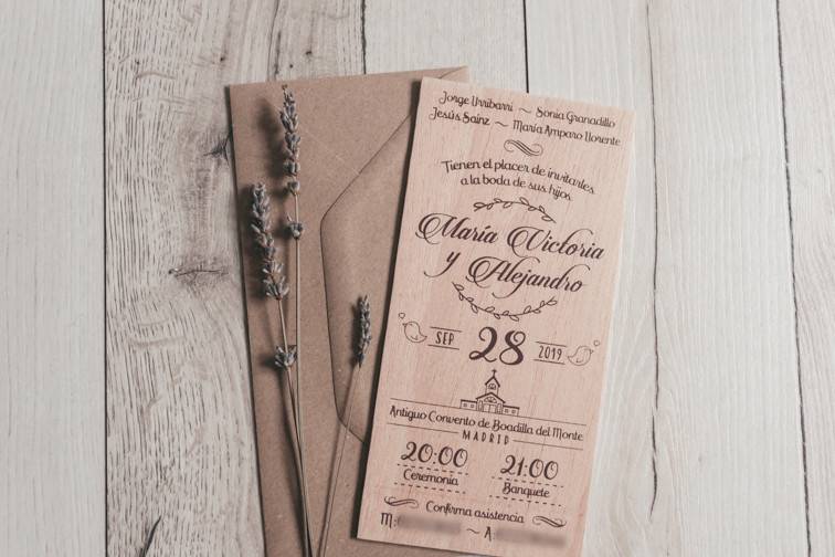 Invitación personalizada