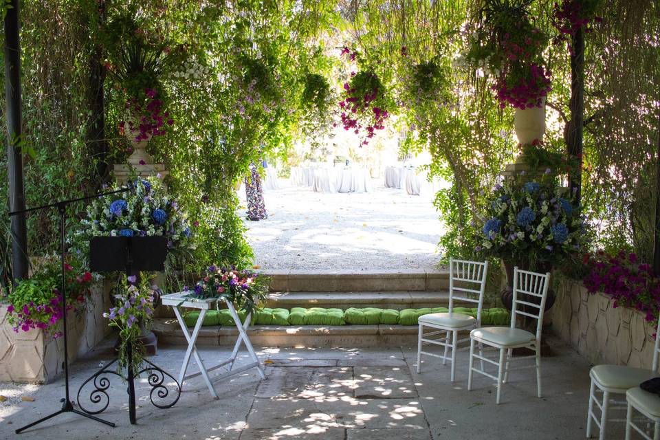 Ceremonia jardines de abril