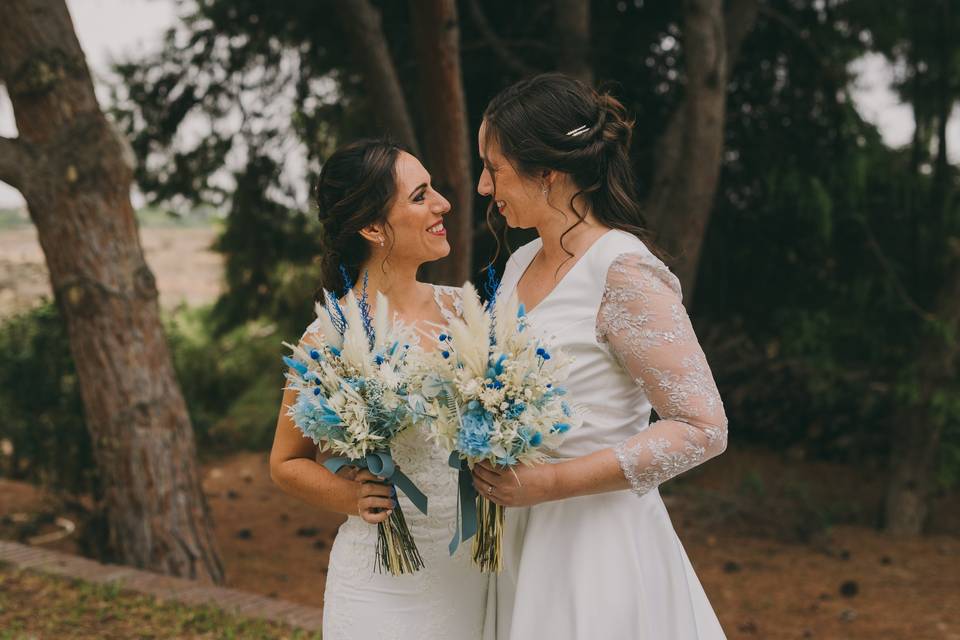 Ramos de novia preservado