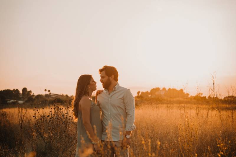 Un atardecer en pareja