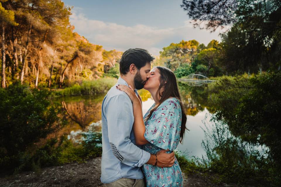 Un atardecer en pareja