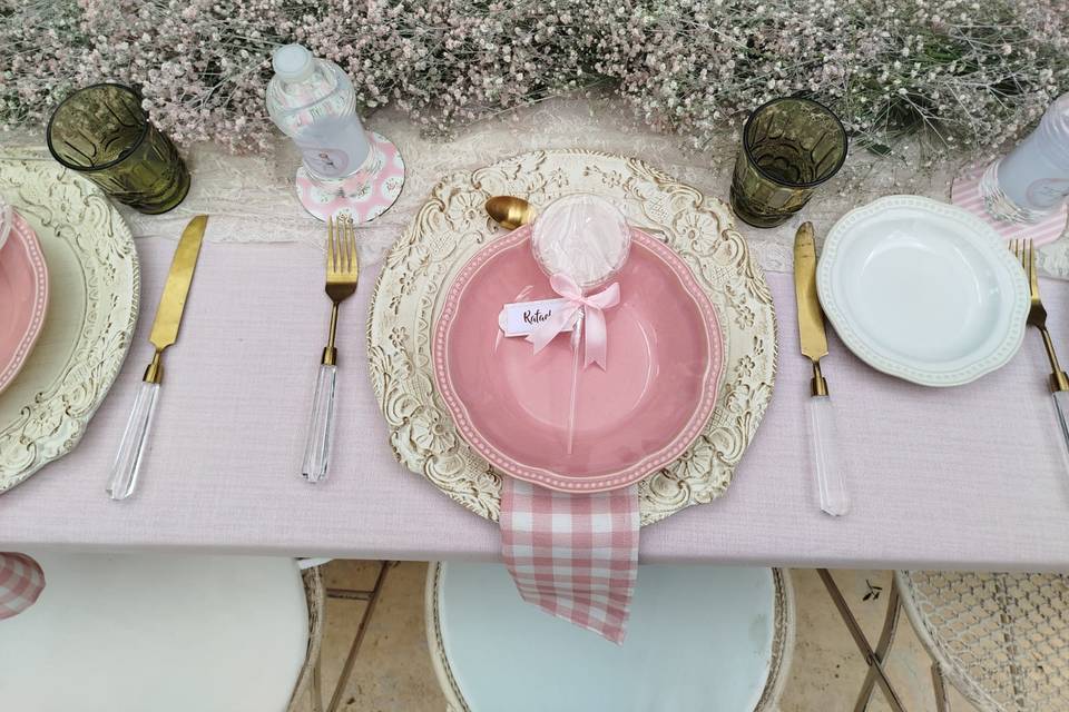 Decoración mesa niños