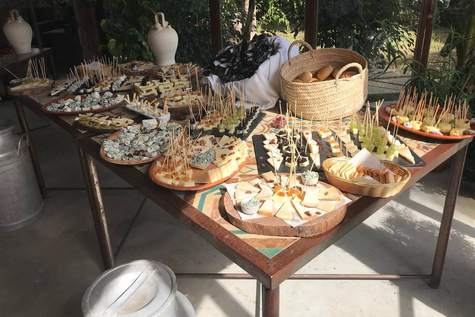 Buffet de quesos