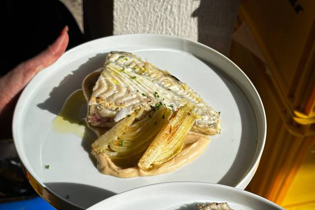 Turbot a la brasa
