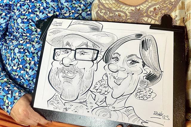 Caricatura en vivo