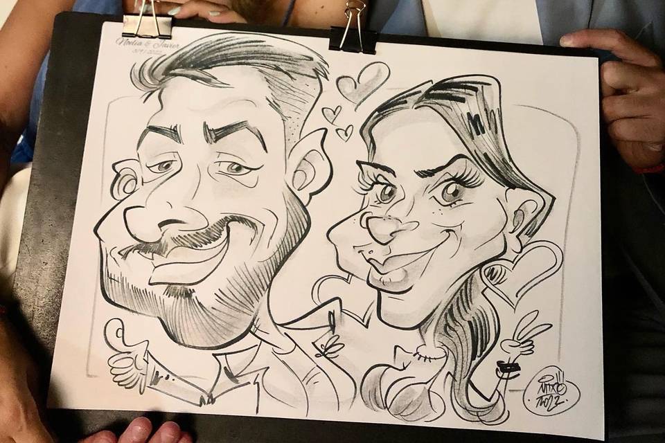 Caricatura en vivo