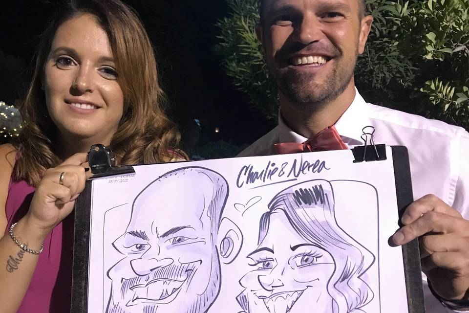 Caricatura en vivo