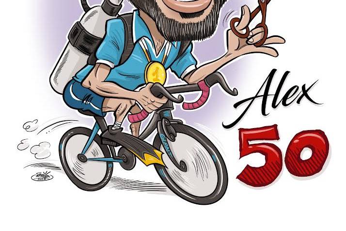 Caricatura cumpleaños