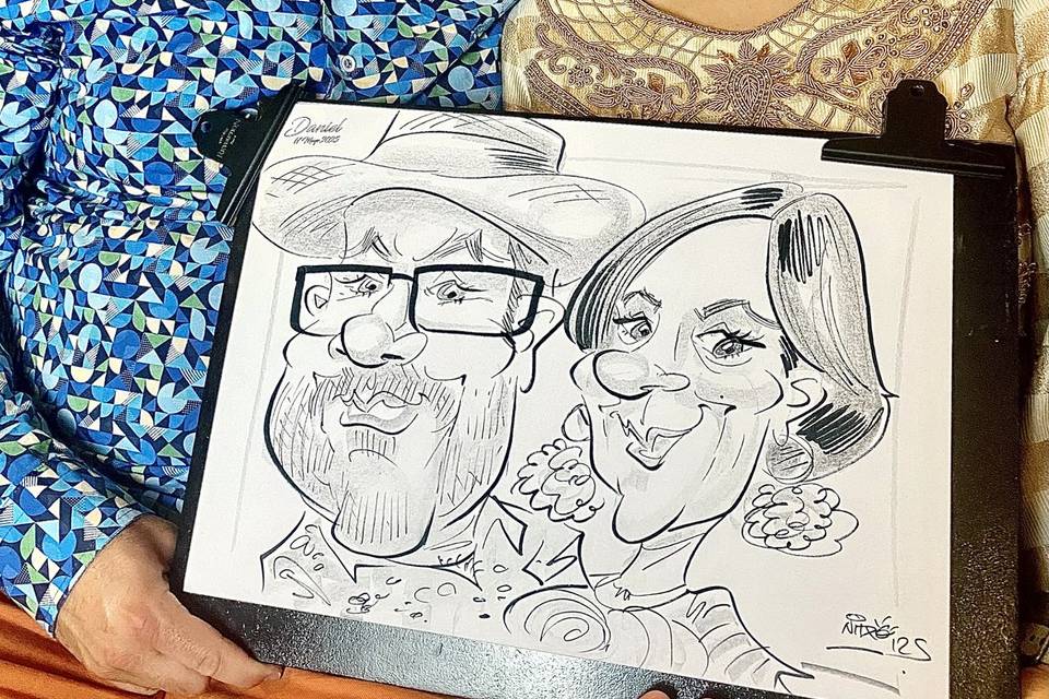 Caricatura en vivo