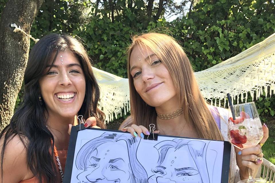 Caricatura fiestas