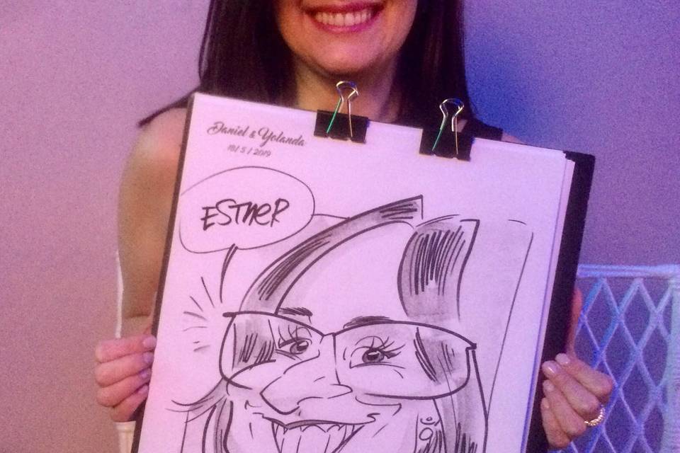 Caricaturas para eventos