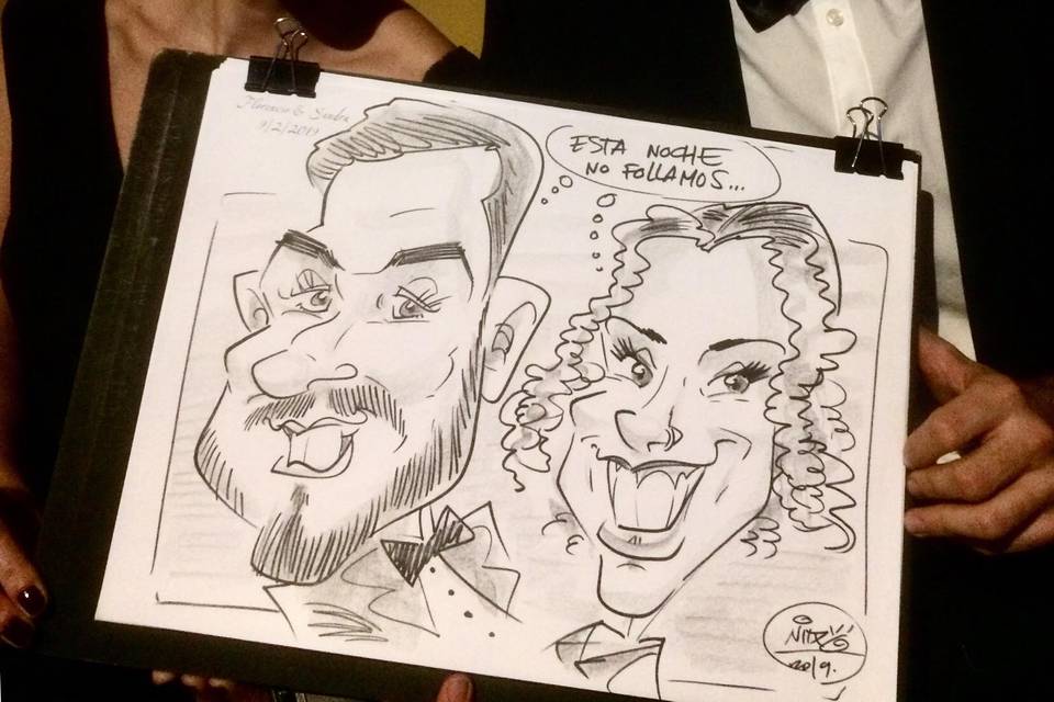 Caricaturas para eventos