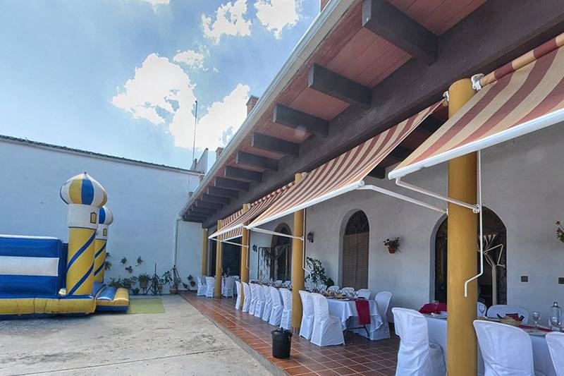 Banquete en exterior