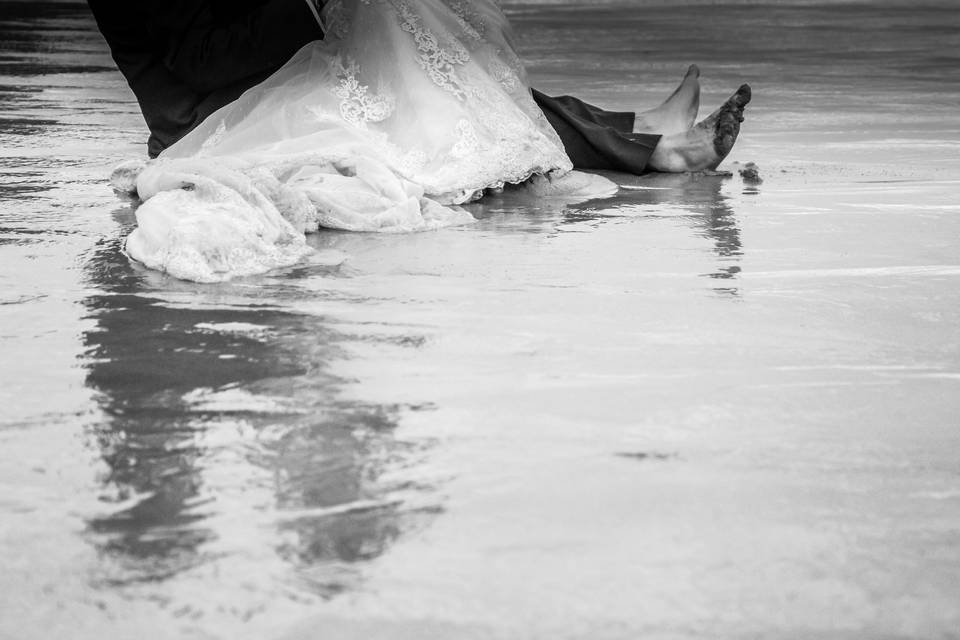 Postboda en la playa