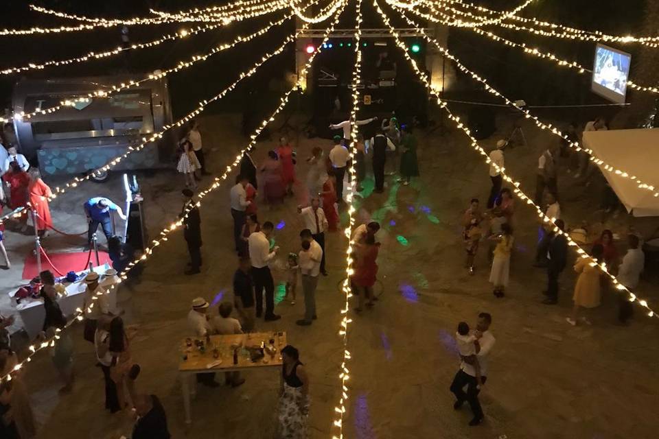 PARAGÜAS MICRO LED CÁLIDO