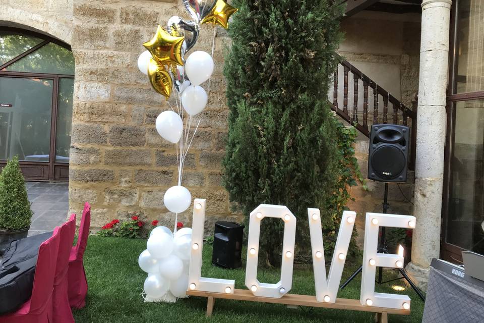 Decoración de boda