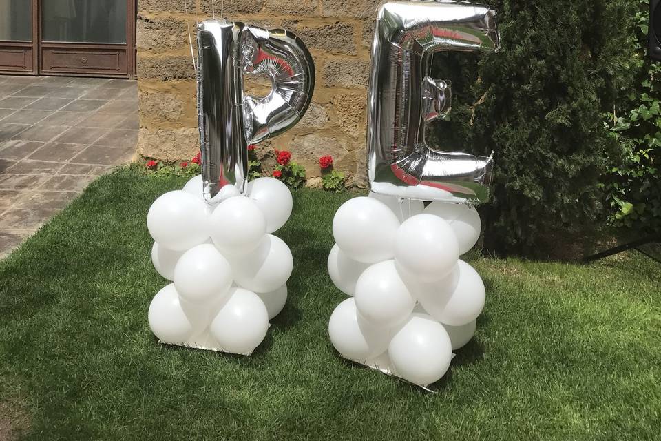 Decoración con globos