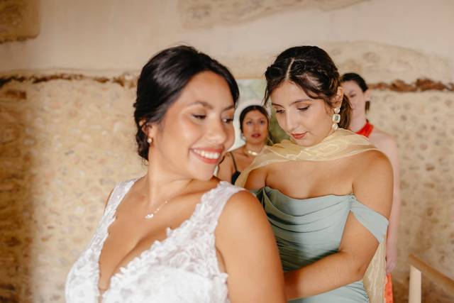 Novia y hermana