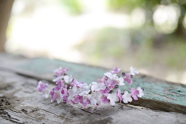 Tocado flores