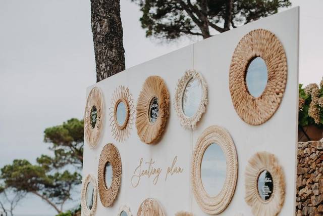 Seating plan boho