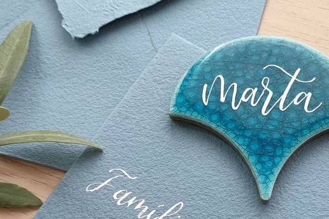 Caligrafía para bodas