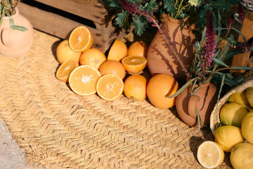 Detalles naranjas