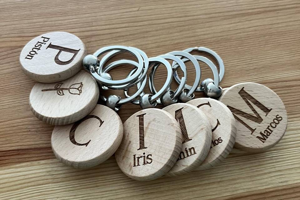 Llaveros personalizados