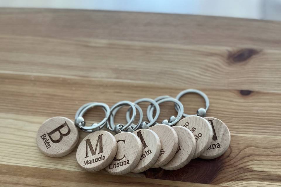 Llaveros personalizados