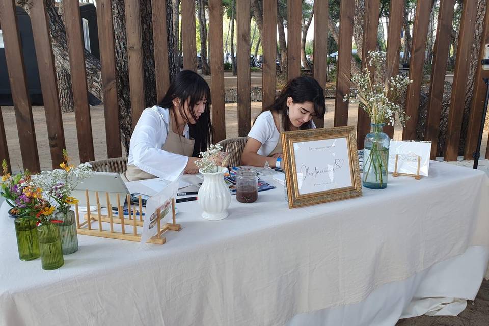 Liiora durante un evento