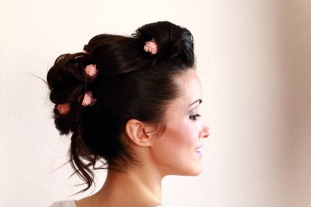 Recogido con flores