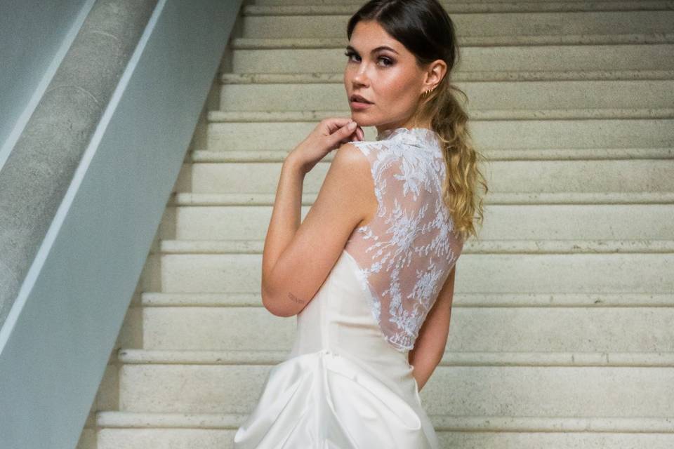 Vestido de novia diferente