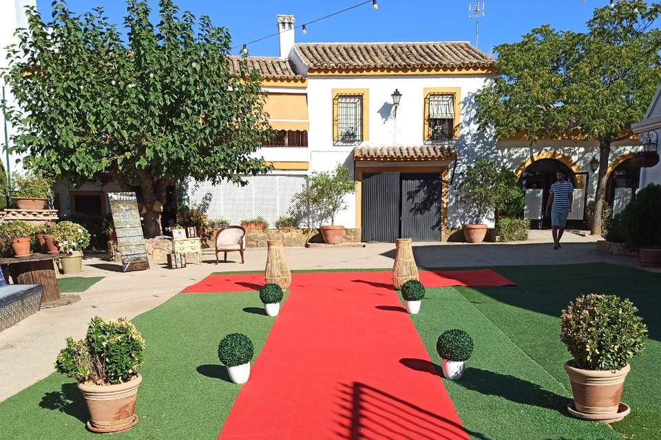 Alfombra de bienvenida