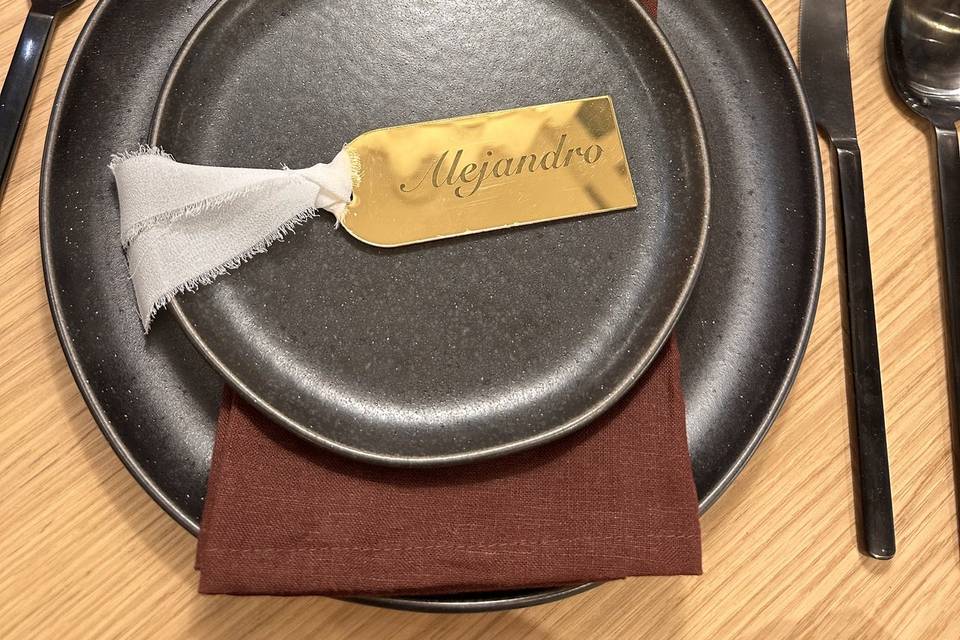 Marcasitios dorado espejo