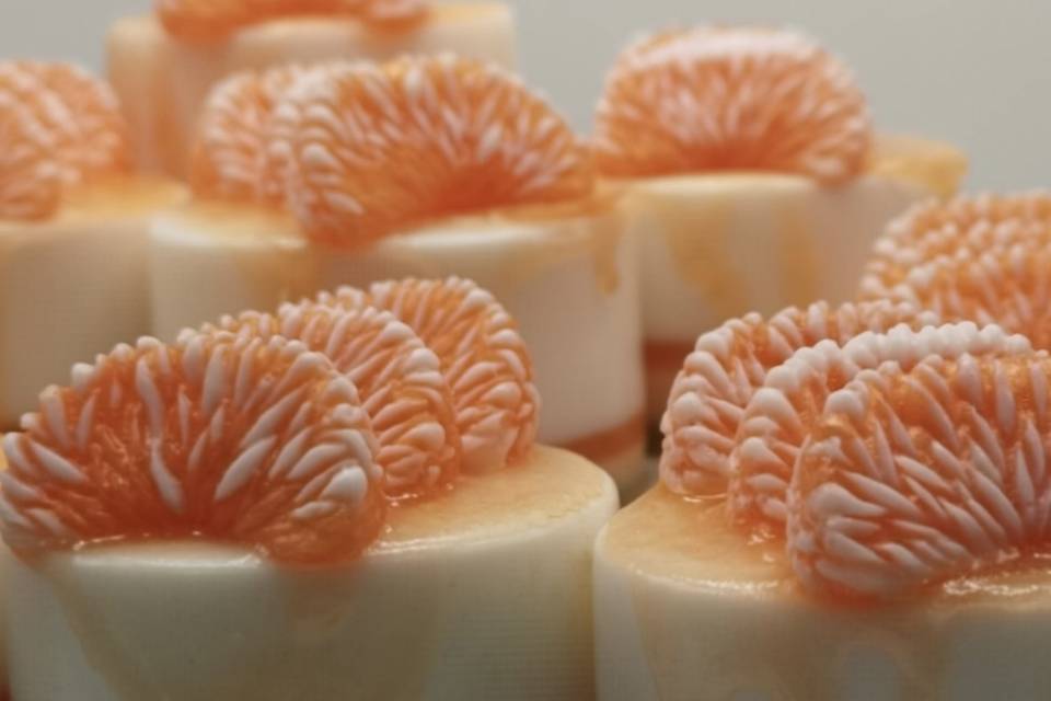 Tartita de jabón de mandarina