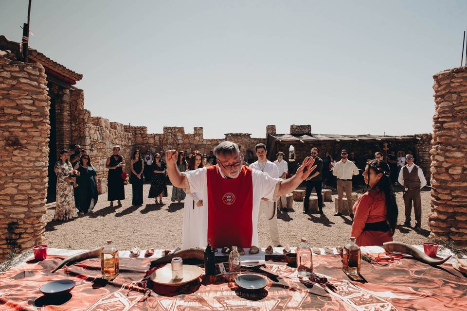 Boda vikinga rito ásatrú