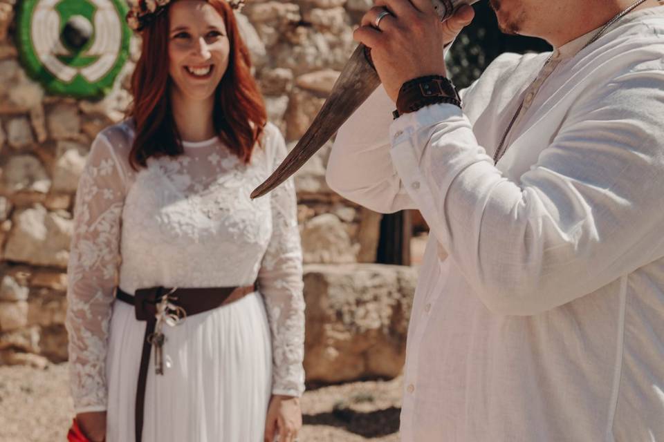 Boda vikinga rito ásatrú