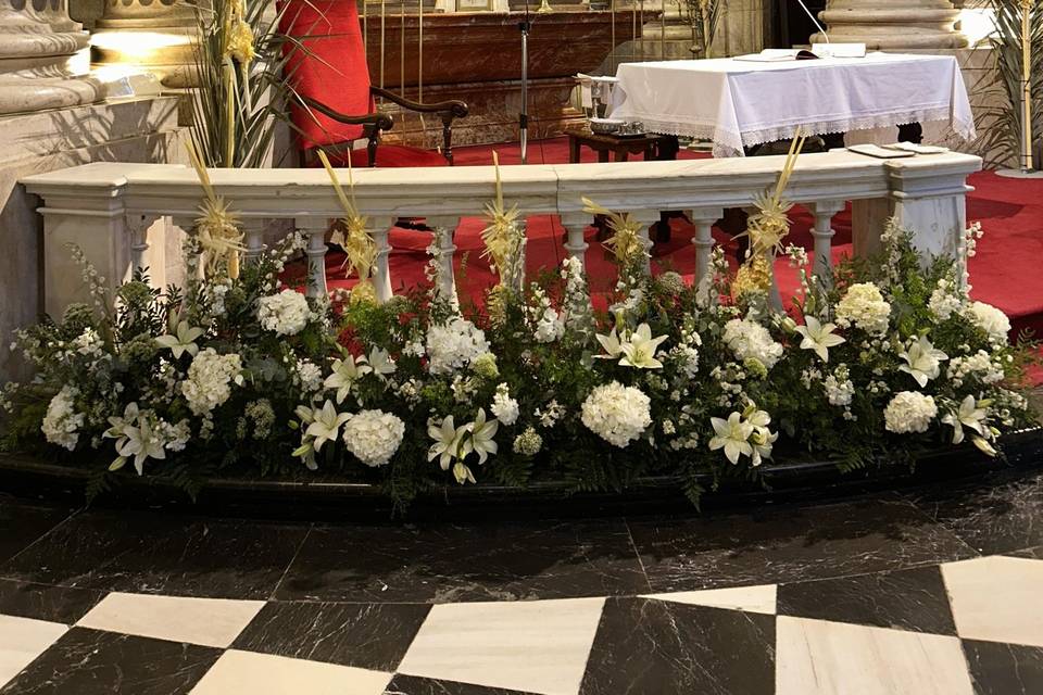 Decoración iglesia Sagrario