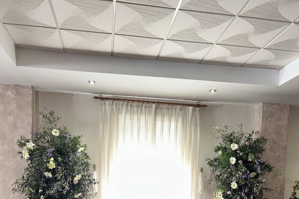 Decoración mesa nupcial