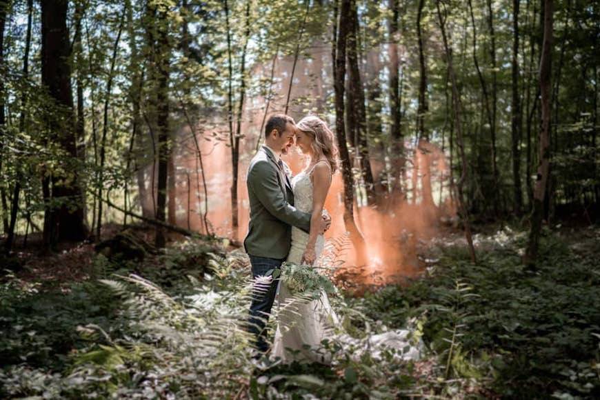 Boda en el bosque