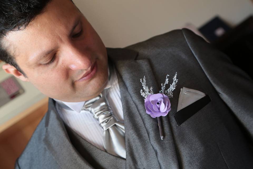 Boutonniere del novio