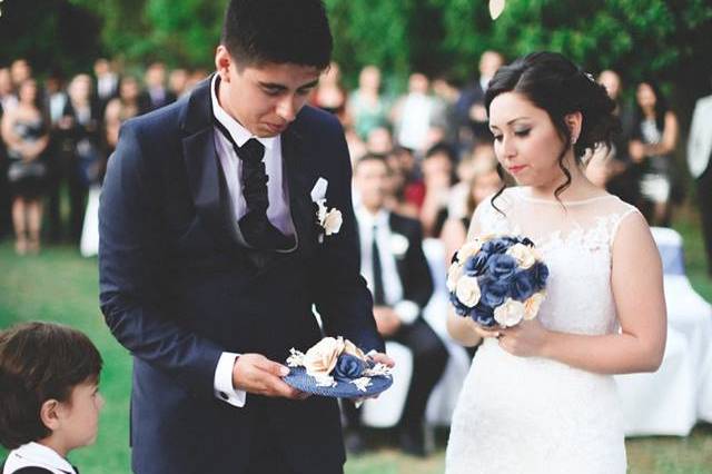 Pinza para niña de las flores