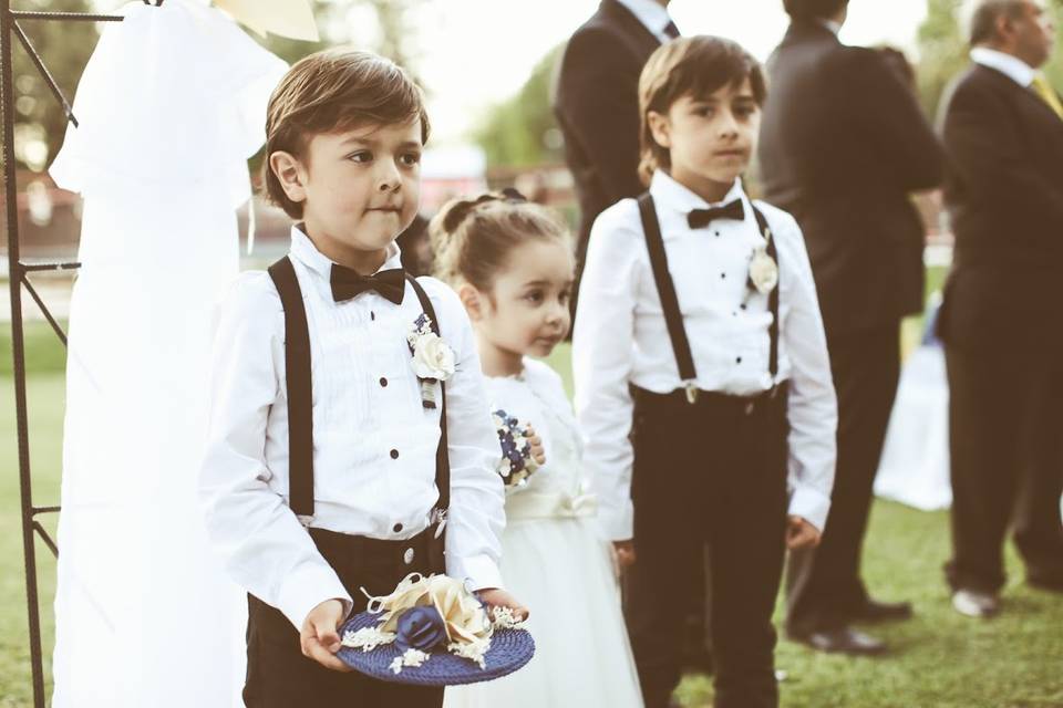 Porta alianzas y boutonnieres