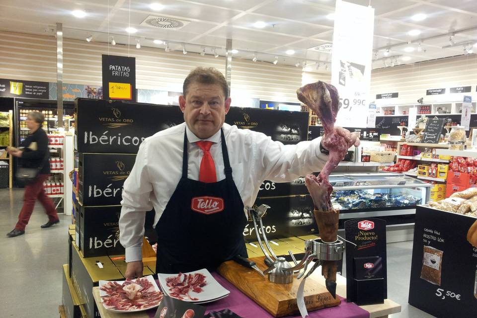 Jamón de bellota.