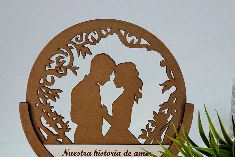 Placa novios