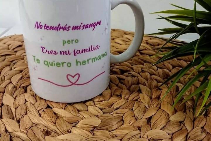 Taza frase amiga/hermana